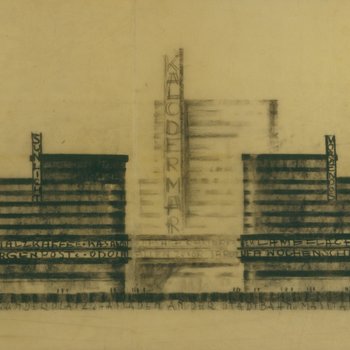 Johann Emil Schaudt Wettbewerbsentwurf Neugestaltung Alexanderplatz Berlin,1929